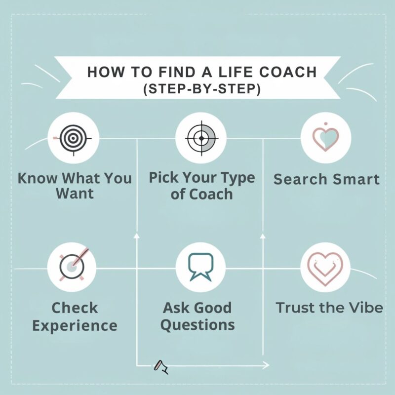 How to find a life coach (STEP-BY-STEP)